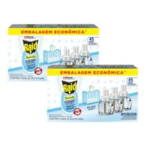 Kit 2 Repelente Raid Elétrico 45 Noites Raid Family 3 Refis