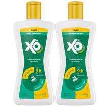 Kit 2 Repelente Xo Inseto Loção Hidratante Contra Mosquitos Alta Proteção Não Oleoso Cimed 200ml