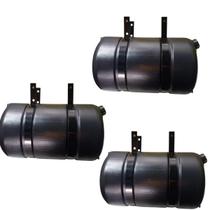 Kit 2 Reservatorio Barrica Corote Reforçado Preto Água P/Todos Caminhão/Carreta 25 Lts