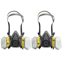 Kit 2 Respirador 3M Mascara 6200 para Serviços Gerais Kit 2 Respirador 3M Mascara 6200 para Serviços Gerais