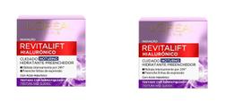 Kit 2 Revitalift Noturno Hialurônico 49g Ñ Oleoso - L'oreal Paris