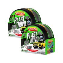 Kit 2 Revitalizador Parachoque Plastico Painel Barato