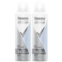 Kit 2 Rexona Clinical Sem Perfume Feminino Woman aerosol