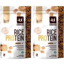 Kit 2 Rice Protein Paçoca Rakkau 600g - Vegano - Proteína