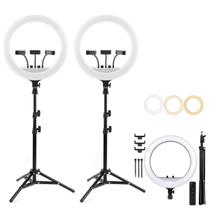 Kit 2 Ring Light Profissional Anel De Luz 18pol 45cm C/ USB