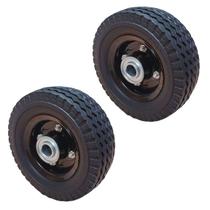 Kit 2 Roda Completa Pneu Maciço 6x2 Carrinhos De Carga