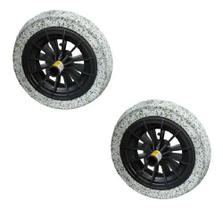 Kit 2 Roda Macico Aro Carrinho Mão Não Fura 3.25-8 Top