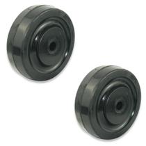 Kit 2 Rodas 514 (5 pol) Borracha para Carrinhos Plataforma Kit 2 Rodas 514 (5 pol) Borracha para Carrinhos Plataforma