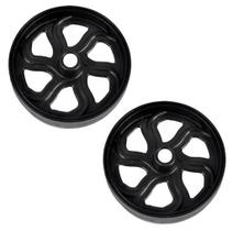 Kit 2 Rodas P/ Carrinho Multiuso Motor Popa Cortador Grama