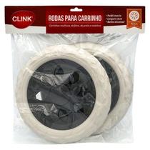 Kit 2 Rodinhas para Carrinho de Feira Sacola 16Cm-Ref.CK1142 - Clink