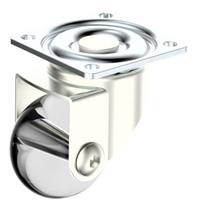 KIT 2 Rodizio Gel Rodinha Giratória Silicone 35mm S/ Trava