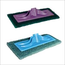 Kit 2 Rodos Esponja Limpeza Pesada Esfregão Abrasivo S /Cabo