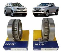 Kit 2 Rolamento Diferencial Lateral Coroa Hilux 4x4 05-2015