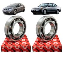 Kit 2 rolamento lateral caixa satelite honda civic fit city Kit 2 rolamento lateral caixa satelite honda civic fit city