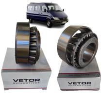 Kit 2 Rolamento Pinhão Mercedes Sprinter Hlo 310 313 315 415