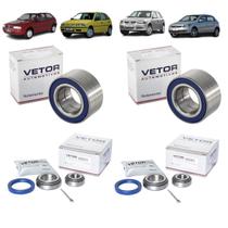 Kit 2 Rolamento Roda Dianteira e 2 Traseiro Gol G2 G3 G4 G5