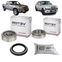 Kit 2 rolamento roda dianteira ford ranger 4x2 1998 a 2012