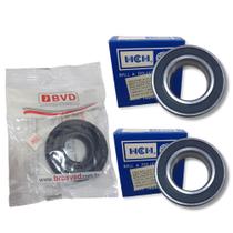 Kit 2 Rolamentos 6006 HCH + Retentor Baixo Brasved Brast. Eletrônica