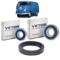 Kit 2 rolamentos roda traseira caixa redução kombi 1200 1500