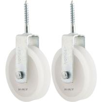 Kit 2 Roldana Plástica 6 cm com Parafuso - Vonder