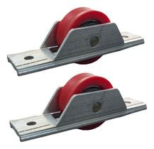 Kit 2 Roldana Rolamento Cavalete Alumínio L25 Janela E Port