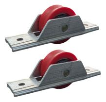 Kit 2 Roldana Rolamento Cavalete Alumínio L25 Janela Porta