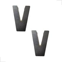 Kit 2 Rolete Borracha Apoio V Para Carreta Reboque Jet Ski