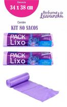 Kit 2 Rolo 80 Sacos De Lixo Banheiro e Pia Neutraliza Odores - Extrusa Pack