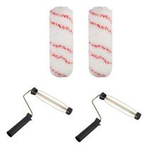 Kit 2 Rolo Pintura Top Fibra Lã Sintética 2 Garfo 23cm P.a.g Kit 2 Rolo Pintura Top Fibra Lã Sintética 2 Garfo 23cm P.a.g