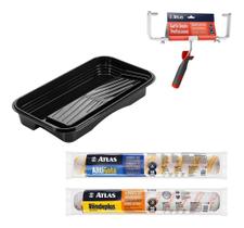 Kit 2 Rolos Big + Bandeja + Garfo Profissional Atlas