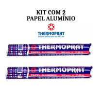 Kit 2 Rolos De Papel Alumínio Thermoprat 30cm x 7,5mt