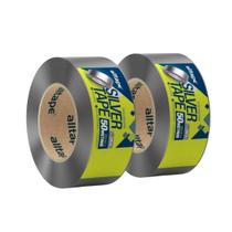 Kit 2 Rolos Fita Silver Tape Multiuso 48mm x 50 Metros Forte