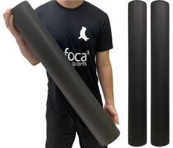 Kit 2 Rolos Massagem Liberação Miofascial 90cm DF1063 Preto Dafoca Sports