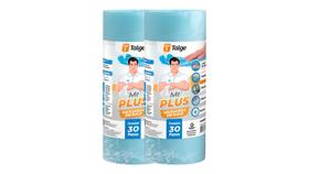 Kit 2 Rolos Pano Microfibra c/ 30 Un. Cada 30cm Lavável