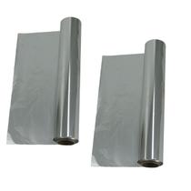 Kit 2 rolos papel aluminio 30cm de largura x 100m de comprimento mechas luzes assados alimentos