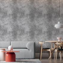 Kit 2 Rolos Papel De Parede Adesivo Cimento Queimado 3,0M