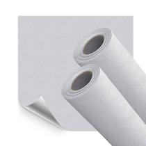 Kit 2 Rolos Papel de Parede Adesivo Lavavel Arabesco Cinza Claro 10M Kit 2 Rolos Papel de Parede Adesivo Lavavel Arabesco Cinza Claro 10M