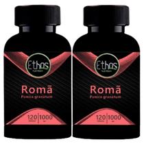 Kit 2 Romã 120 Capsulas 500mg Ethos Nutrition