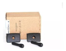 Kit 2 Roseta Moldura + Pino Trava Porta Gol Parati Original