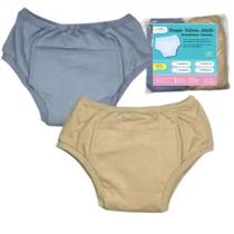 Kit 2 Roupa Íntima Geriátrica Plus Size Segura Escape Urina Kit 2 Roupa Íntima Geriátrica Plus Size Segura Escape Urina