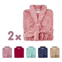 kit 2 Roupão microfibra super macio cortex várias cores 2 unidades por kit kit 2 Roupão microfibra super macio cortex várias cores 2 unidades por kit