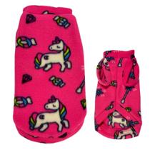 Kit 2 Roupas De Inverno Pra Cães E Gatos - Capa Soft Rosa M