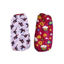 Kit 2 Roupas Para Cães - Pijama E Suéter Rosa (M/G) Kit 2 Roupas Para Cães - Pijama E Suéter Rosa (M/G)