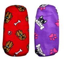 Kit 2 Roupas Roxo/Vermelho Cães - Suéter De Inverno Pp