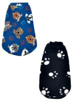 Kit 2 roupinhas soft preta e azul tamanho GG