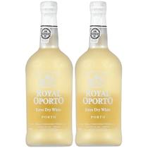 Kit 2 Royal Oporto Extra Dry White Português Vinho Branco 750ml Kit 2 Royal Oporto Extra Dry White Português Vinho Branco 750ml