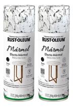 Kit 2 Rust Oleum Spray Efeito Mármore Diversas Superfícies