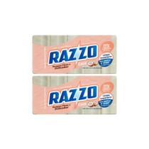 Kit 2 Sabão Barra Glicerina Coco Pacote 900g 5Un Limpa Roupa
