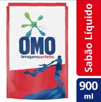 Kit 2 Sabão Líquido OMO Lavagem Perfeita Refil 900ml