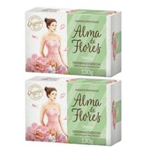 Kit 2 Sabonete Alma De Flores Finíssimas Essências 130G - Memphis